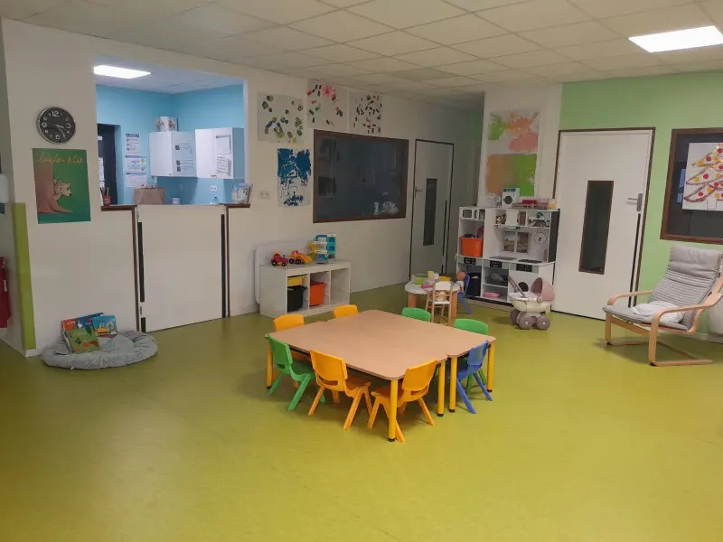 Salle de jeu de la micro-crèche La Clé des Chérubins à Soissons