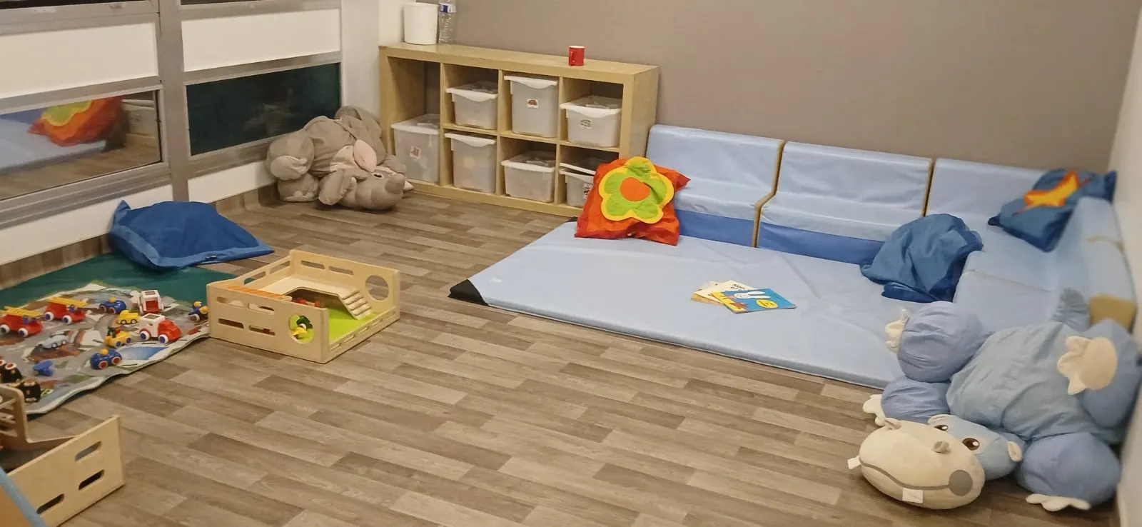 Coin repos et jeux calmes de la crèche Nanterre Sud Est