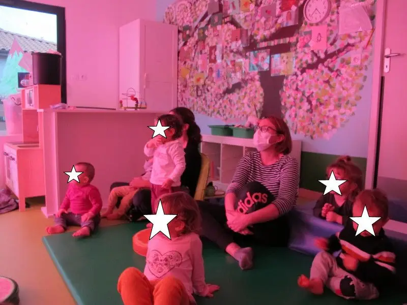Atelier d'éveil avec l'équipe de la micro-crèche Les Chérubins du Revermont