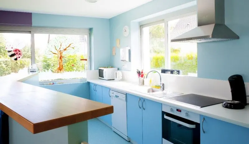 Cuisine de la micro-crèche L'Archipel des Chérubins à Mittelhausbergen