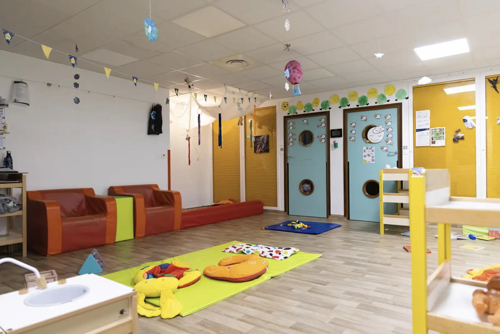 Une crèche <strong>multi-accueil</strong> de 36 berceaux, tournée vers la nature