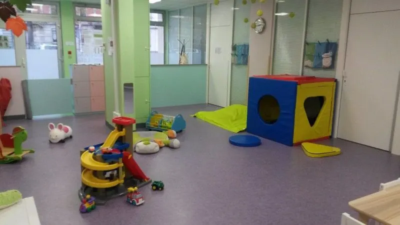 Coin motricité de la micro-crèche à Strasbourg