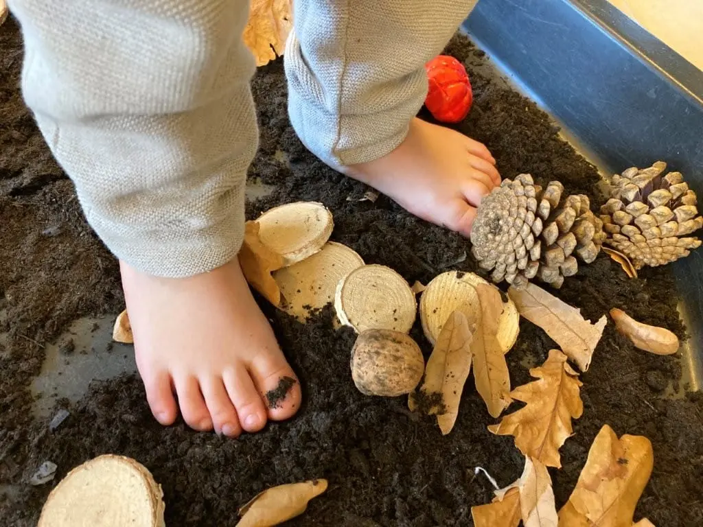 Découverte de la nature au jardin à la micro-crèche Papillons d'Archamps