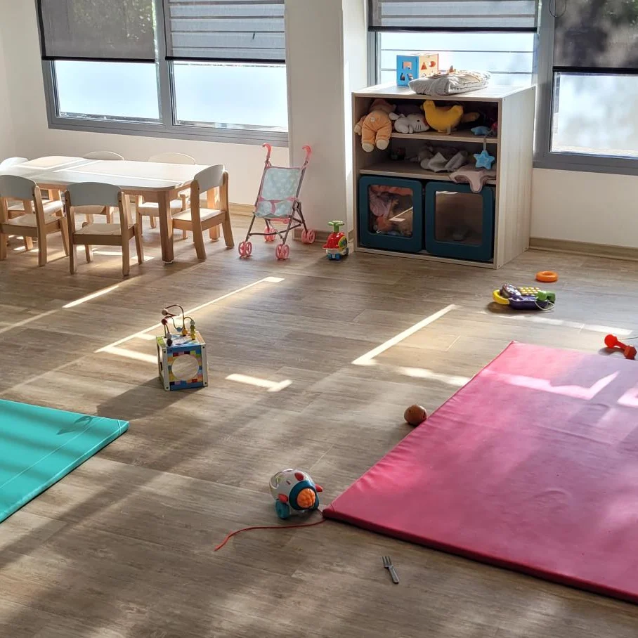 Un instant dans la crèche