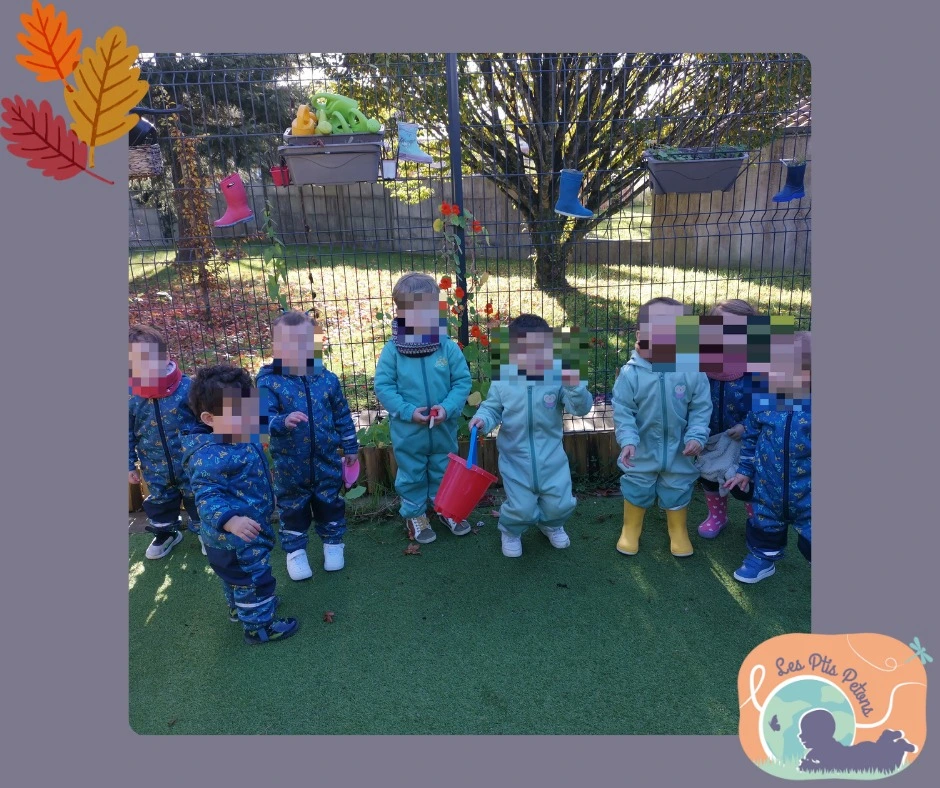 Un instant dans la crèche